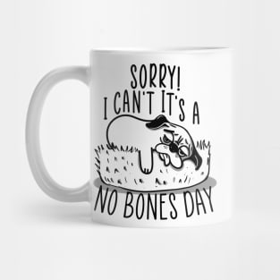 No Bones day Pug Meme Mug